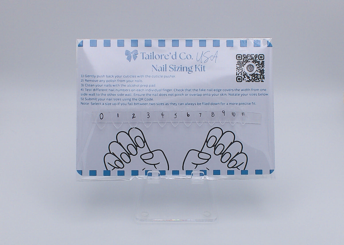 Press On Nail Sizing Kit